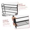 SHOWERORO Organizer Shelf Seasoning Rack Condiment Organizer for Countertop Compact Storage view 2