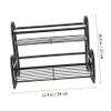 SHOWERORO Organizer Shelf Seasoning Rack Condiment Organizer for Countertop Compact Storage view 4