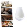 Zerodeko 2pcs Ceramic Spoon Rest White Utensils Holders for Clean and Elegant Dining for Home Restaurant and Hotel Use Keeps Spoons off The Table and view 3