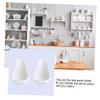 Zerodeko 2pcs Ceramic Spoon Rest White Utensils Holders for Clean and Elegant Dining for Home Restaurant and Hotel Use Keeps Spoons off The Table and view 4