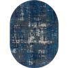 7 ft. 8 in. x 10 ft. 9 in. Terra Mae Children Oval Rug Marine view 1