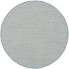 HomeRoots 522005 5 ft. Blue Geometric Power Loom Round Area Rug view 1