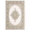 HomeRoots 510148 8 x 10 ft. Beige Ivory Tan Gold Gray & Green Oriental Power Loom Stain Resistant Rectangle Area Rug view 1