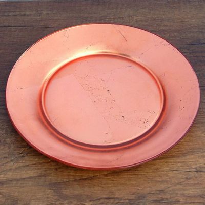 212 Main Gilt Premiere Dinner Plate Rose Gold
