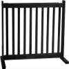 20 Inch All Wood Small Free Standing Gate - Black view 1