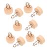Holibanna 10pcs Retro Wooden Clip for Christmas Crafts Sturdy Table Holders Lovely Photo Clips for Business Cards Holiday Decorations view 1