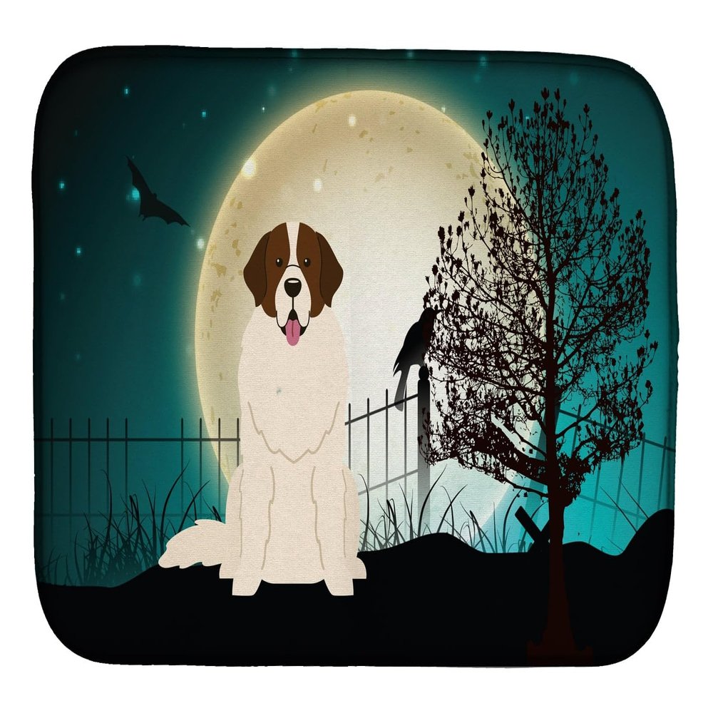 212 Main Halloween Scary Moscow Watchdog Dish Drying Mat
