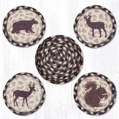 212 Main 5 in. Wildlife Coaster Set