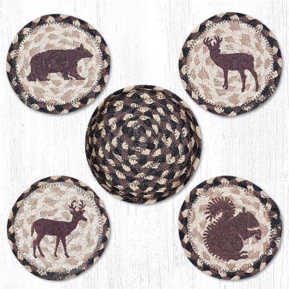 212 Main 5 in. Wildlife Coaster Set