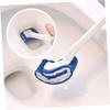 Amosfun Cleaning Toilet Brush Replaceable Soft Bristles with Plastic Handle for Deep Clean Toilet Brush for Home and Bathroom view 4