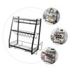 Zerodeko 1pc Spice Rack Organizer for Kitchen Iron Material Non- Design for Seasoning Jars Oils and Utensils Space-saving Tabletop Holder for Home and view 2