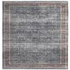 HomeRoots 478945 5 x 8 ft. Blue Oriental Distressed Stain Resistant Rectangle Area Rug view 1