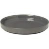 212 Main Pilar Ceramic Snack Plate Pewter & Charcoal - Set of 4 view 1