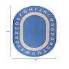 212 Main Endless Alphabet Rug 7 ft. 8 in. x 10 ft. 9 in. Oval - Seaside, BA2998914 view 2