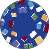 7 ft. x 7 in. Fly Away with Reading Round Rug Multi Color view 1