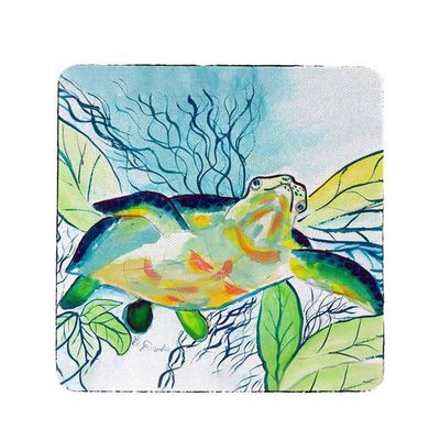 212 Main Smiling Sea Turtle Coaster - Set of 4