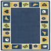 Baby Blues Bold 7 ft.8 in. x 10 ft.9 in. WearOn Nylon Machine Tufted- Cut Pile Just for Kids Rug view 1