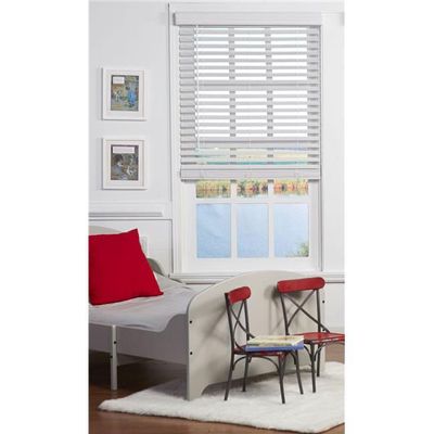 212 Main 2 in. Cordless Faux Wood Blind White - 31 x 72 in., MI2763057
