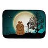 212 Main Halloween Scary Shih Tzu Chocolate Dish Drying Mat view 1