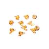 Anneome 20pcs Golden Metal Small Ornaments for Christmas Tree Decorations Crafts Holiday Decor and Jewelry Pendants Cheerful Sounding Bells view 1