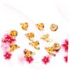 Anneome 20pcs Golden Metal Small Ornaments for Christmas Tree Decorations Crafts Holiday Decor and Jewelry Pendants Cheerful Sounding Bells view 3