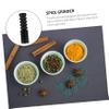 SHOWERORO Pepper Grinder Multi-use Seasoning Bottle for Kitchen Manual Mill for Salt and Spices Easy to Clean Black view 2