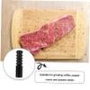SHOWERORO Pepper Grinder Multi-use Seasoning Bottle for Kitchen Manual Mill for Salt and Spices Easy to Clean Black view 4