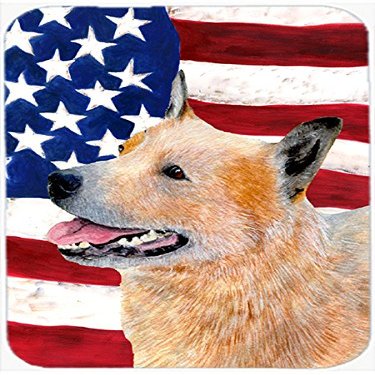 212 Main USA American Flag with Maltese Glass Cutting Board - Large