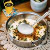 BESPORTBLE Stainless Steel Serving Spoon Buffet Spoon Flat Bottom Scoop Tofu Pudding Spoon Chinese Tofu Spoon Rice Paddle Tofu Spoons Kitchen Ladle for Home Restaurant Kitchen Hot Pot Spoon view 4