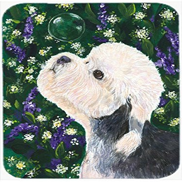 212 Main Dandie Dinmont Terrier Glass Cutting Board - Large