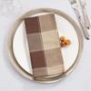 212 Main 20 x 20 in. Stitched Plaid Table Napkins Multi Color - Set of 4 view 1