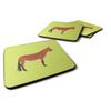 212 Main Mule Green Foam Coaster - Green - 3.5 inches by 3.5 inches view 1