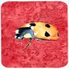212 Main Lady Bug on Red- Glass Cutting Board - Large view 1