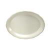212 Main 9.87 x 7.37 in. Cream White Scalloped Edge Oval Platter view 1