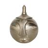 212 Main 13 in. Metal Face Jar with Lid Champagne view 1