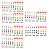 Holibanna 6packs Christmas Snowflake Confetti for Festive Table Decor Colorful Christmas Sequins for Holiday Parties Classroom Home Decoration Vibrant Plastic Confetti view 1