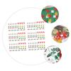 Holibanna 6packs Christmas Snowflake Confetti for Festive Table Decor Colorful Christmas Sequins for Holiday Parties Classroom Home Decoration Vibrant Plastic Confetti view 2