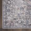 HomeRoots 522429 9 x 12 ft. Gray Floral Power Loom Distressed Washable Rectangle Traditional Area Rug view 4