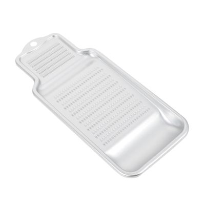 SHOWERORO Ginger Grater Container Aluminum Cheese Grater Fine Shredder for Potatoes Fruits