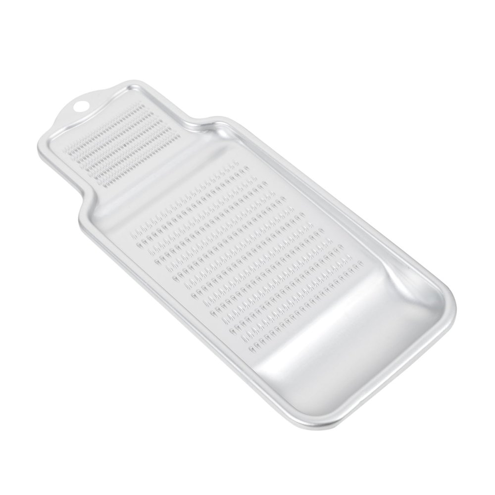 SHOWERORO Ginger Grater Container Aluminum Cheese Grater Fine Shredder for Potatoes Fruits