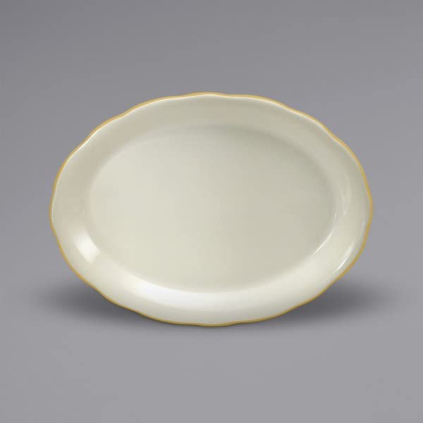 212 Main Scalloped Edge Oval Platter