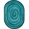 5 ft. 4 in. x 7 ft. 8 in. Feeling Fun Children Oval Rug Teal view 1