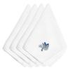 212 Main Christmas Blue & Silver Dove Embroidered Napkins - Blue & Silver - 20in. H x 0.1in. W x 20in. L view 1