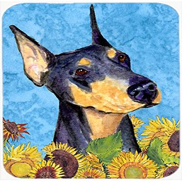212 Main Doberman Glass Cutting Board - Large