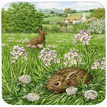 212 Main Leveret and Momma Rabbit Glass Cutting Board- Large