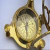 Classic Sundial with Built-in Compass - Handcrafted Timepiece for Outdoor Navigation and Timeless Beauty (2" Inch) view 3