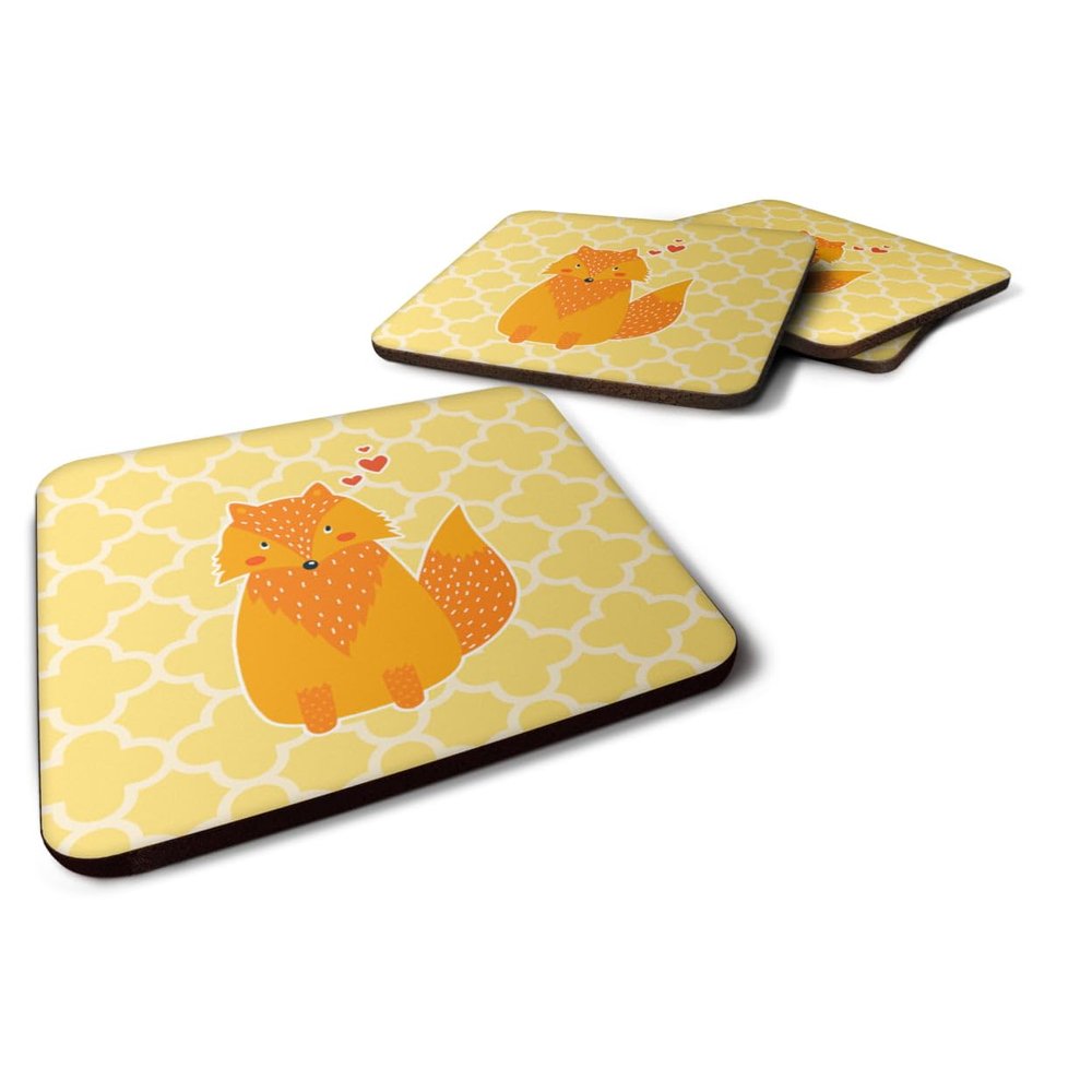 212 Main Foxy Love Foam Coasters - Set of 4
