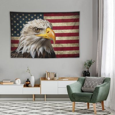 Eagle American Flag Tapestry,Funny Bedroom Home Wall Tapestries for College Dorm Wall Decoration Tapestry Hanging 40"x60"inch