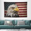 Eagle American Flag Tapestry,Funny Bedroom Home Wall Tapestries for College Dorm Wall Decoration Tapestry Hanging 40"x60"inch view 3
