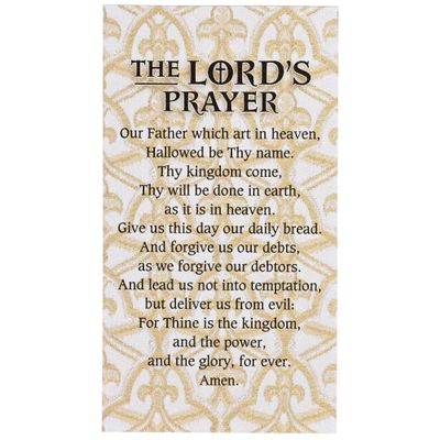 Dicksons The Lords Prayer KJV, Tan/White 5 x 2.75 Inch Vinyl Refrigerator Magnet